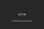 is gtin same as barcode